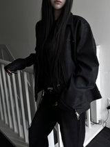 [unisex] バインオイルレザージャケット