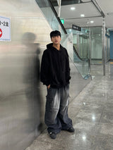 elbow patch hoodie