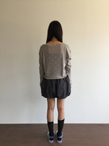 Bone Silk V Cardigan (2color)