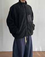 リバーシブルダンブルフリースジャンパー