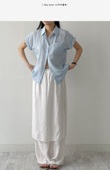 All-Day Roll-Up Short Sleeve Shirt