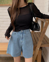 Tubet denim short pants