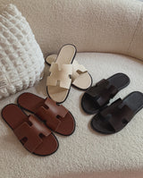 Odi Cowhide Handmade Slippers