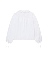 Women’s Pintuck Cotton Blouse White