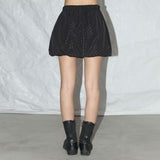 Dot Balloon Mini Skirt (Black) F25QD895