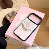 マザーオブパール フィッシュ ゴールドフレーム マグネティック iPhone ケース