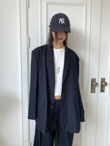 PAPERMOON PIN STRIPE BLAZER JACKET