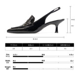 [MADE] WOMEN STILETTO GLOSSY BLACK