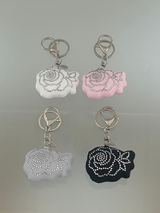 [MADE] トゥインクルクッションキーホルダー - rose