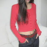 S/S Crop cardigan