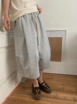 [unisex] Mesa Basic Pintuck Wide Bermuda Shorts
