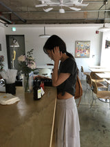 Chimi Unbal Flare Skirt (2color)