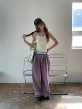 アテンションクロップスリーブトップス