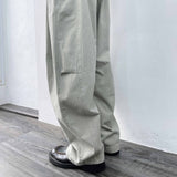 Herringbone Textured Structural Trousers