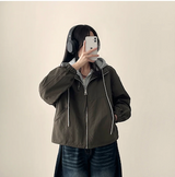 Noah Layered Color Matching Hoodie Jumper