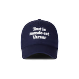 TMV Lettering Ball Cap / Twill Navy