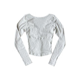 Punching square neck T
