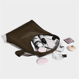 Autumn Winter Faux Leather Soft Tote Shoulder Bag