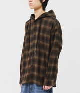 Venny Check Hooded Shirt (3color)