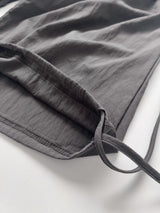 Pleo Strap Banding Wide Pants