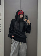 Ber Oversized Knitwear Hoodie