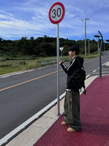 Veln Patch Knit Hooded Zip-Up (3 colors)