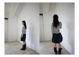 NYLON BALLOON SKIRT (NAVY)