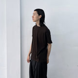 Vertical Texture Baggy t Shirt