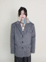 Winter Alpaca Formal Single Jacket (Wool Jacket) (Lining 2 Ounces)