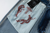 ICE BLUE HOT-FIX RHINESTONE CRINKLE WHISKER BOOTCUT JEANS