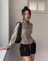 Ash Snap Two-Pocket Slim Field Jacket