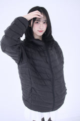 Duck-Down Light Hooded Slim Lightweight Padded (2colors)