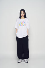 25SS ANIMATED FONT SHORT SLEEVE T-SHIRT WHITE