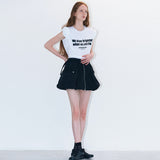 Box tied tee white