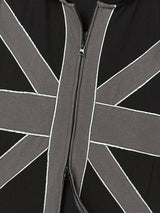 CROSS PATCH HOODIE (BLACK)