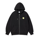 25SS BOX BASIC LOGO HOODIE ZIP UP BLACK