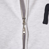 NY Crop Embroidered Zip-Up Hoodie