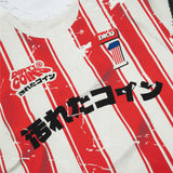 DirtyCoins ストライプT トロンプロイユTシャツ ホワイト