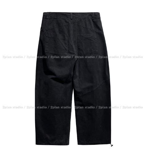 Philo 2ピンタックウォッシュドパンツ