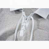 レースアップコントラストカラーTシャツ232427788