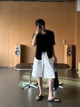 [SET] LMN Martin Air Cool Oversized Linen Shirt + Niel Air Cool Linen Bermuda Pants