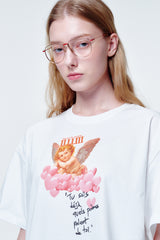 Loose fit Tshirts Heart cloud