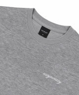 Layered Roll-Up Cropped T-shirt - Gray