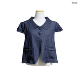 (2color) Natsu Frill Wrinkle Jacket