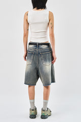 Milky Bermuda Denim Shorts