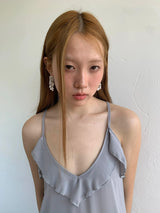 Pearl tassel earrings