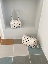 Handy pouch (ivory dot)