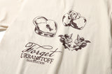 ハート パドロック ロゴ Tシャツ (Cream)