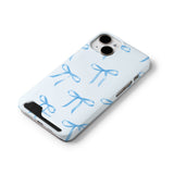 [Matte Card] Thin Blue Ribbon 01 Phone Case