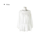 Blon Shirring Mini Blouse One Piece